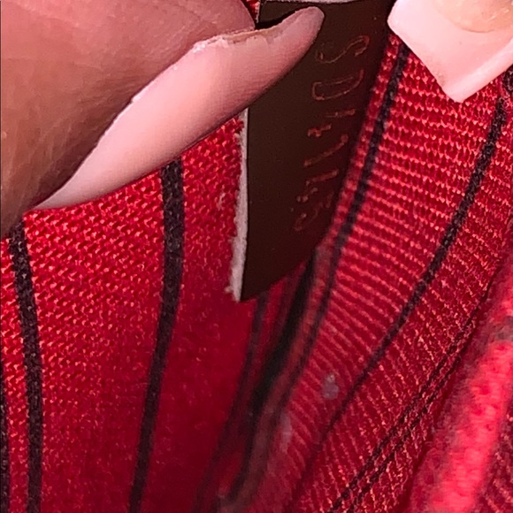 Authentic Neverfull Louis Vuitton pouchette damier ebene - Picture 6 of 9